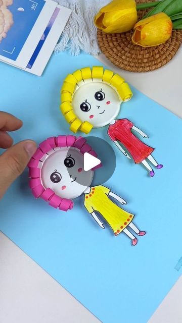 paper crafts creator on Instagram: "Title: "Crafty Cups for Mom: Mother's Day Paper Cup Handicrafts!" Hashtags: #MothersDayCrafts #ParentChildBonding #KidsCrafts #CreativeHandicrafts #PaperCupCrafts" Paper Cup Doll, Parents Day Craft, Paper Cup Art, Paper Cup Crafts For Kids, Paper Cup Crafts, Flower Crafts Kids, Dolls Handmade Diy, Holiday Club, Cup Crafts