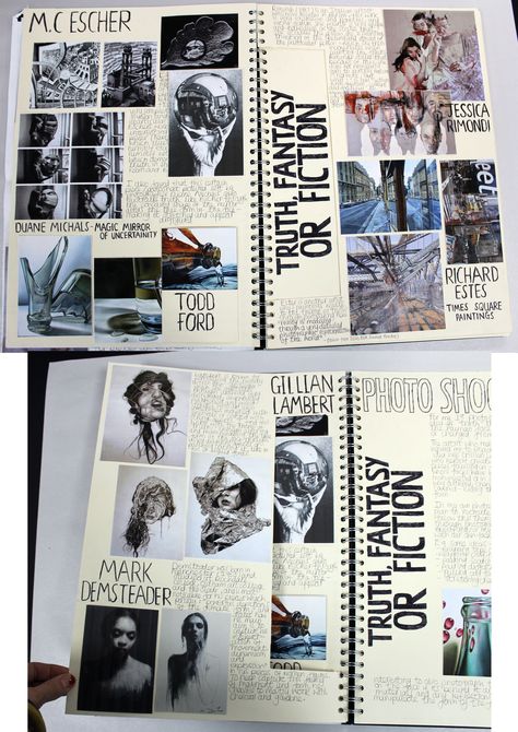 AL A2 Fine Art, A3 Cream Sketchbook, Brainstorm, ESA Theme 'Truth Fantasy or Fiction', Thomas Rotherham College, 2016 Art Sketchbook Layout, Kunstjournal Inspiration, Photography Sketchbook, Sketchbook Layout, Textiles Sketchbook, Drawing Beautiful, Trendy Photography, Art Alevel, Gcse Art Sketchbook