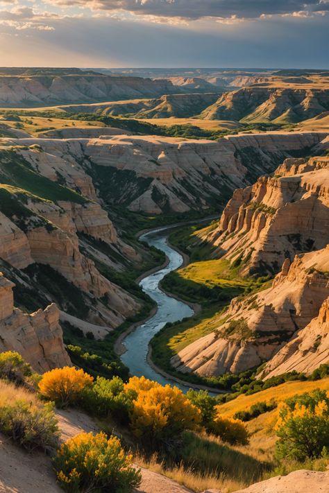 Unveiling the Seasons: Theodore Roosevelt National Park 🌄 Badlands Painting, Teddy Roosevelt National Park, North Dakota Aesthetic, National Park Photography, National Parks Aesthetic, National Park, North Dakota Badlands, South Dakota Vacation, Theodore Roosevelt National Park