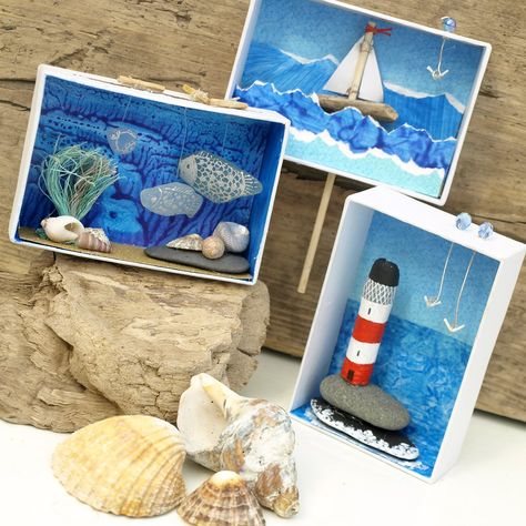 Projects – Artful Kids Ks2 Craft Ideas, Lighthouse Art For Kids, Seaside Crafts For Kids, Seaside Eyfs, Mini Crafts Diy, Seaside Craft, Beach Diorama, Seaside Crafts, Diorama Kids