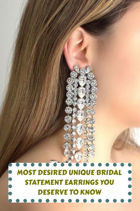 [Promotion] Statement Bridal Earrings Statement Crystal Swarovski | Etsy #bridalstatementearringsgold Bridal Earrings Statement, Statement Bridal Earrings, Mexican Wedding Ideas, Watermelon Tourmaline Jewelry, Diamond Star Earrings, Long Bridal Earrings, Black Diamond Earrings Studs, Bridal Statement Earrings, Black Diamond Earrings