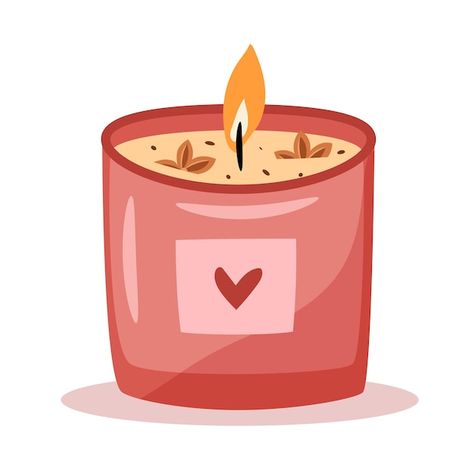 Candle Images Simple, Drawing Of A Candle, Candle Drawing Aesthetic, Candles Drawing, Picture Candle, Candle In A Jar, Cartoon Candle, Candle Gif, Candle Illustration