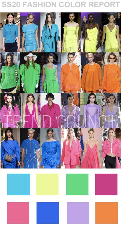 SS2020 Colour Report - Trend Council Trend Council, Colour Trend, Fashion Trend Forecast, Trend Forecast, Color Trends Fashion, Fashion Forecasting, Colour Trends, 2020 Fashion Trends, 2020 Trends