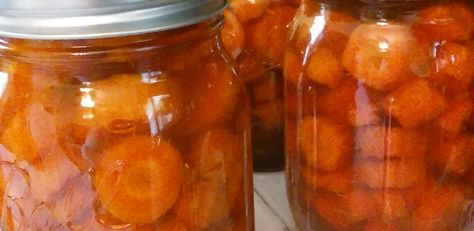 Canning Carrots Recipes, Canning Carrots, Canning Beans, Canned Carrots, Glazed Carrots Recipe, Candied Carrots, Pressure Canning Recipes, Half And Half Recipes, Canning Food Preservation