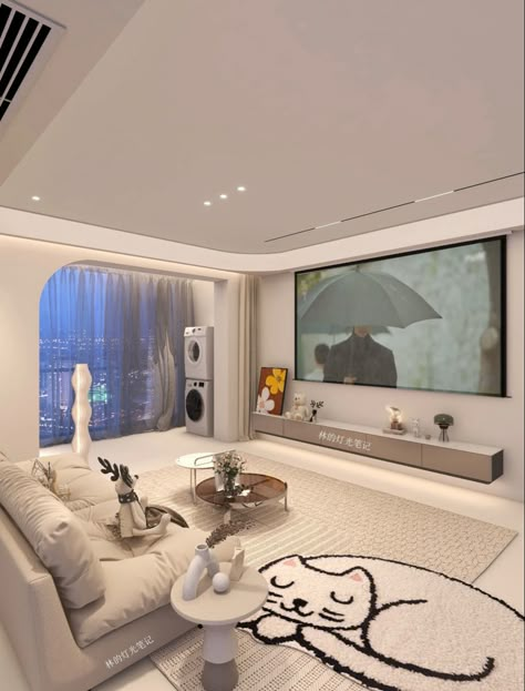 Living room interior design modern luxury K Drama Apartments, Korean Living Room Aesthetic Luxury, Korea Home Design, Seoul Apartment Luxury, Gangnam Apartment, Korean Penthouse, Penthouse Apartment Interior, Moody Homes, Korea Apartment