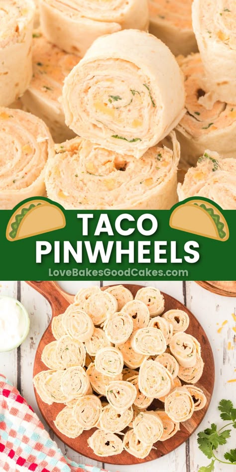 Lake Snacks, Taco Pinwheels, Boat Snacks, Lake House Food, Pinwheel Appetizers, Lake House Food Ideas, Pinwheel Recipes, Lake Food Ideas Summer, Lake Food Ideas