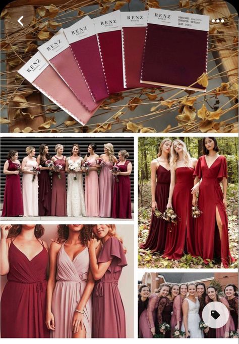 Burgundy And Blush Bridesmaid Dresses Color Palettes, Burgundy Color Scheme Bridesmaid Dresses, Marsala Bridesmaid Dresses, Wine And Blush Bridesmaid Dresses, Burgundy And Mauve Bridesmaid Dresses, Merlot Bridesmaid Dresses Color Palettes, Different Bridesmaid Dresses Mix Match Color Palettes, Berry Bridesmaid Dresses Color Schemes, Burgundy Mix And Match Bridesmaids