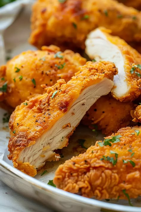 Juicy Oven Fried Chicken