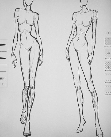 Bringing Imagination to Life in Fashion Model Body Draw Reference, Fashion Anatomy Sketches, Fashion Design Poses, High Fashion Drawing, Fashion Mannequin Sketch, Drawing Clothes Reference, Fashion Ideas Drawing, Fashion Model Poses Drawing, Croquis Fashion Illustration Poses