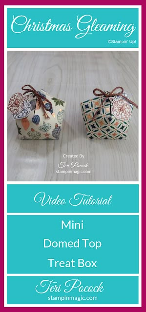 Treat Boxes Diy, Christmas Treats Boxes, Box Video, Printable Box, Christmas Boxes, Creative Tutorials, 3d Ideas, Christmas Favors, Treat Holders