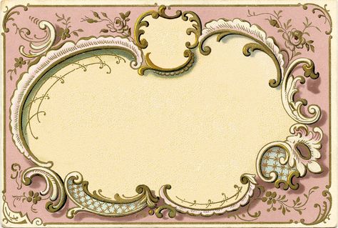 Frame Image, Postal Vintage, The Graphics Fairy, Cross Hatching, Graphics Fairy, Blank Labels, Images Vintage, Frame Clipart, Ornate Frame