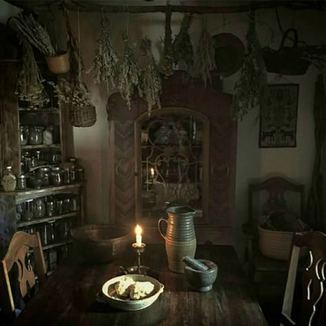 Witches Cottage Aesthetic, Woods Witch, Witchy Cottage, Witches Cottage, Witch's Cottage, Witch Room, Witch Cottage, Cottage Witch, Witchy Home