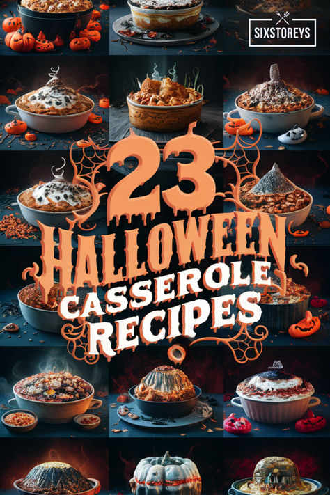 Cozy Halloween Casserole Recipes Halloween Casserole Recipes, Halloween Casserole Ideas, Halloween Breakfast Casserole, Halloween Casseroles, Halloween Main Dish, Party Casseroles, Halloween Brunch, Halloween Feast, Tamale Casserole