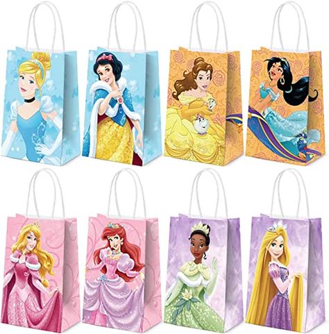 Amazon.com: Disney Princess Birthday Decorations Disney Princess Birthday Decorations, Disney Princess Party Decorations, Princess Party Bags, Birthday Party Bags, Princess Birthday Decorations, Party Candy Bags, Belle Birthday, Minnie Mouse Images, Princess Party Decorations