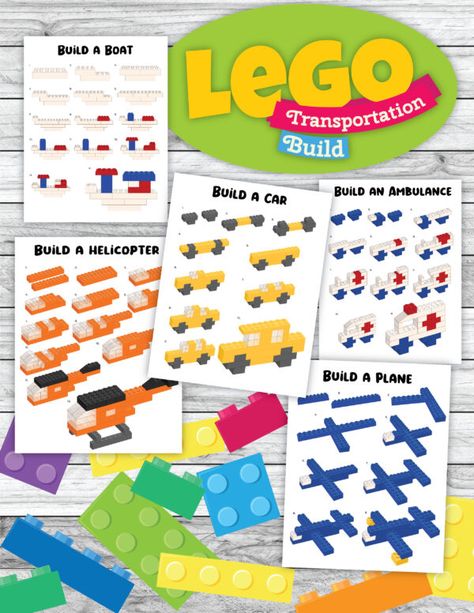 Lego Plans Printables, Lego Step By Step Instructions, Lego How To Build, Basic Lego Ideas, Diy Lego Building Ideas, Easy Lego Instructions, Lego Easy Build, Free Lego Instructions, Lego Simple Ideas