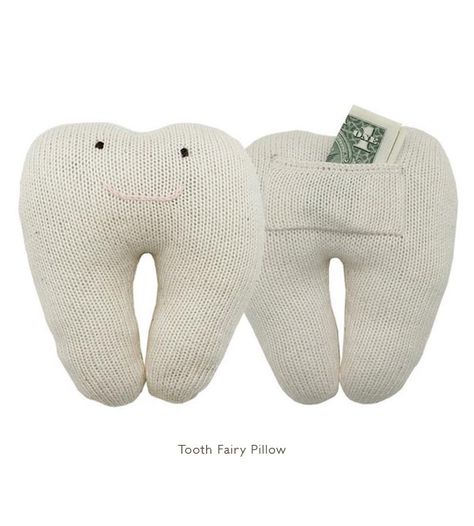 Super Cute Kawaii!! » Most Wanted: Tooth Fairy Pillow Tooth Fairy Pillow Diy, Crib Accessories, Tooth Pillow, Cute Tooth, Loose Tooth, Shaped Pillow, Tooth Fairy Pillow, Tooth Fairy, Stuffed Toy