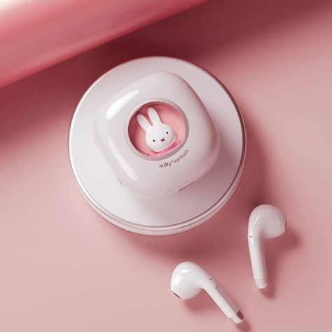 Miffy Bluetooth Wireless Earbuds Headset (Bule) IPX5 Waterproof Ear Buds Headphones Sanrio Items, Computer Camera, Ear Buds, Kpop Funny Bts, Earbud Headphones, Aesthetic Stuff, Comfort Wear, Wireless Earphones, Wireless Earbuds