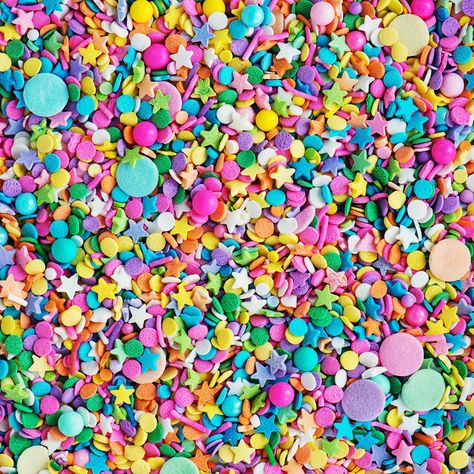 Sprinkle Wallpaper, Sprinkles Wallpaper, Baking Wallpaper, Sprinkle Medley, Modern Wallpapers, Pastel Cupcakes, Confetti Sprinkles, Rainbow Aesthetic, Rainbow Sprinkles