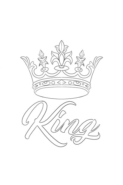 Simple Crown Tattoos For Women, Crown Outline Tattoo, Tattoo Stencil Outline Men, Coronas Tattoo, Crown Outline, King Crown Drawing, King Crown Tattoo, Crown Stencil, Tattoos Traditional