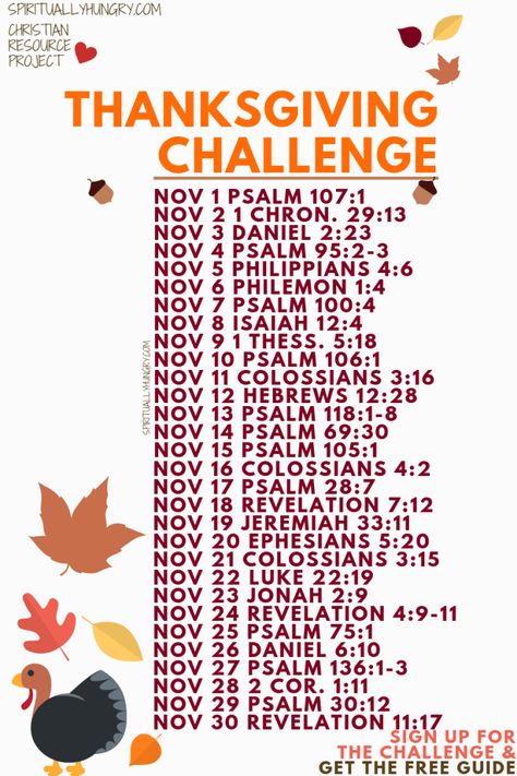 Thankful Challenge, Thanksgiving Challenge, 30 Days Of Gratitude, Prayer Prompts, Christian Advice, November Challenge, Scripture Writing Plans, Biblical Principles, Writing Plan