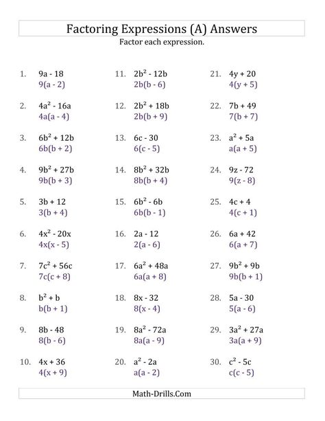 The Factoring Non-Quadratic Expressions with Some Squares, Simple Coefficients, and Positive Multipliers (A) math worksheet page 2 8th Grade Worksheets, Algebra Equations Worksheets, Logic Puzzles Brain Teasers, Factoring Quadratics, 2nd Grade Spelling Words, Equations Worksheets, Maths Geometry, Factoring Polynomials, Mental Maths Worksheets