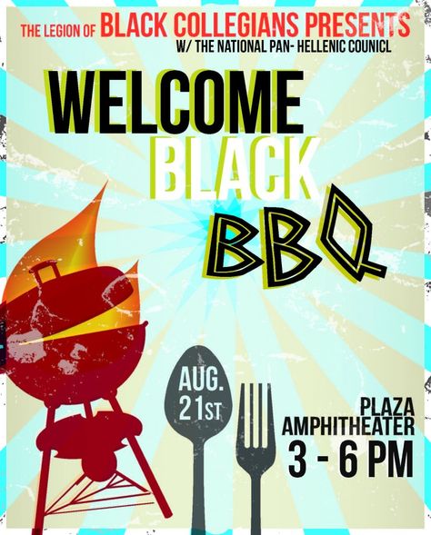 BBQ Flyer Bsu Event Ideas, Black Student Union Event Ideas, Black Student Union Poster Ideas, Black Student Union Ideas Events, Bsu Events, Black Student Union Ideas, Bsu Ideas, Black Student Union, Bbq Flyer