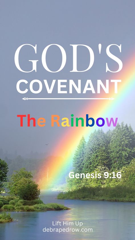 God's Covenant - The Rainbow Gods Rainbow, Noahic Covenant, God's Rainbow, Genesis 3 19, Christian Authors, Resurrection Day, Trust In Jesus, God's Promise, Praise The Lord