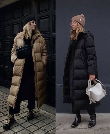 Super Puff Outfit, Black Puffer Outfit, Long Puffer Jacket Outfit, Black Puffer Jacket Outfit, Puffer Coat Outfit, Tweed Jacket Outfit, Puffer Outfit, Puffer Vest Fashion, Puffer Jacket Outfit