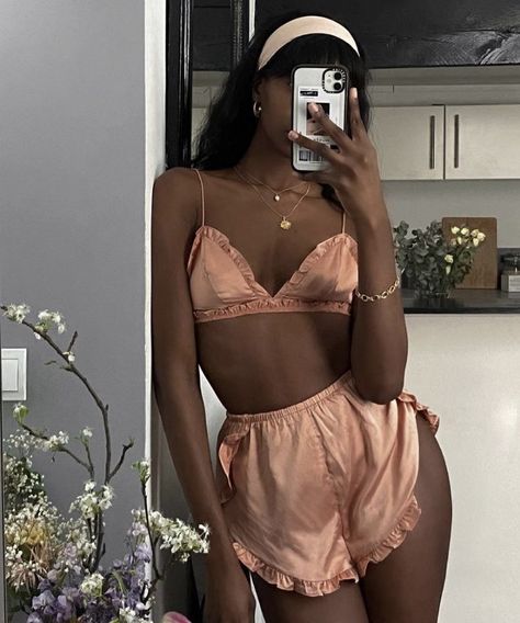 All Things Black Women on Twitter: "… " Emmanuelle Koffi, Sleepwear Aesthetic, Lingerie Aesthetic, Pijamas Women, Dorothy Dandridge, Cute Sleepwear, Bra Brands, Black Femininity, Cute Lingerie