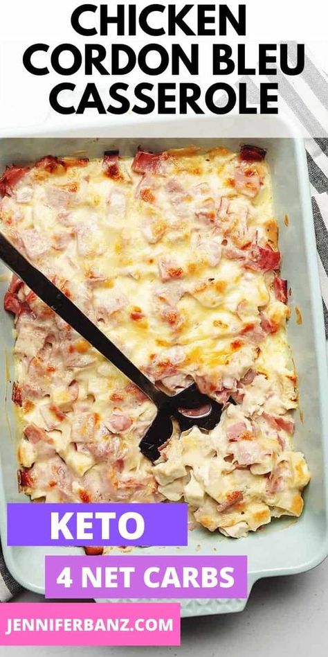 Keto Chicken Cordon Bleu Casserole, Keto Chicken Cordon Bleu, Casserole Low Carb, Cordon Bleu Casserole, Cordon Blue, Chicken Cordon Bleu Casserole, Keto Casseroles, Low Carb Low Fat Recipes, Low Fat Low Carb