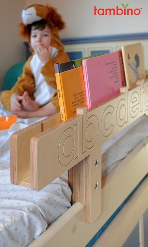 Bookshelf Bed, Bed Rails For Toddlers, Kura Bed, Bed Rail, Kids Bunk Beds, Room Deco, Bed Rails, Toddler Bedrooms, Big Boy Room