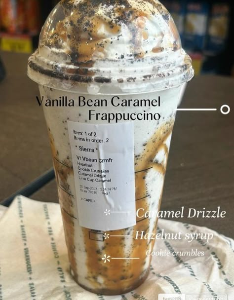 Starbucks Drink Chocolate, Creme Based Starbucks Drinks, Sweet Frappuccino Starbucks, Starbucks Drinks Horchata, Starbucks Recipes Vanilla Bean, Hot Chocolate Starbucks Recipe, Starbucks Drink Recommendations, Starbucks Caffeine Drinks, Starbucks Drinks Cookies And Cream