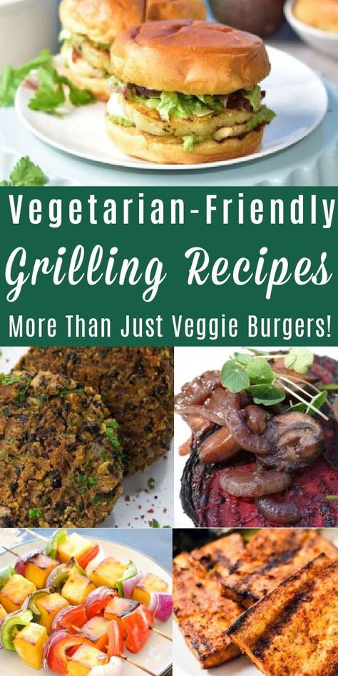 Skip the meat this year, not the grill. These vegetarian grilling recipes are delicious and perfect for grilling season. No boring recipes, just amazing food. Vegetarian Cookout, Vegetarian Grilling Recipes, Bbq Veggies, Summer Vegetarian Recipes, Vegetarian Grilling, Recipes Sides, Grilling Recipes Sides, Vegetarian Bbq, Vegetarian Barbecue