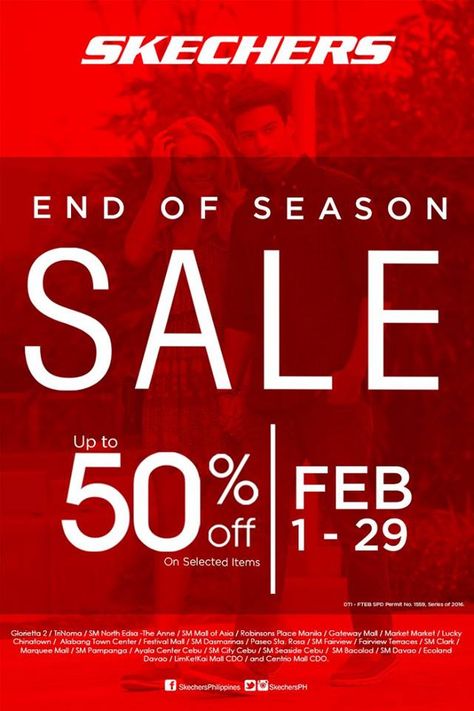 Skechers-Sale-Poster-2016 Nike Sale Poster, End Of Season Sale Poster, Offer Poster Design Ideas, Clearance Sale Poster, Offer Banner, Poster Sale, Month Of February, Nike Sale, Architectural Sketch