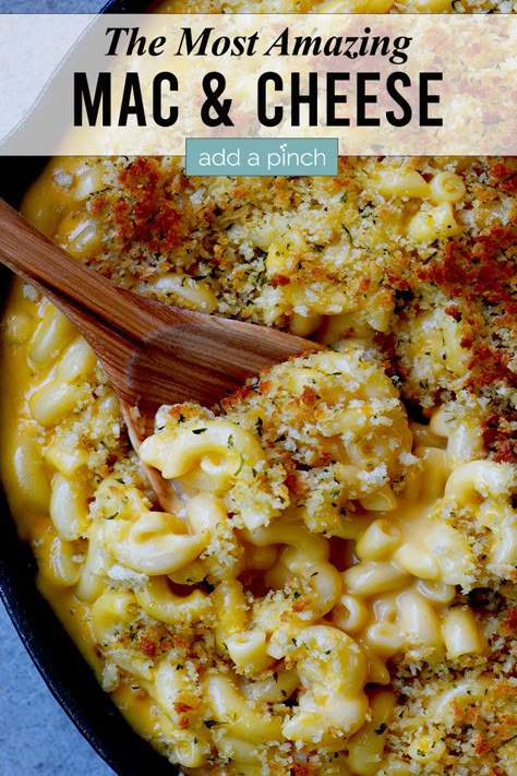 Skillet Mac And Cheese Recipe, Skillet Macaroni And Cheese, 4 Cheese Mac And Cheese Recipe, Skillet Mac And Cheese Cast Iron, Best Mac And Cheese Recipe Easy, Recipe Mac And Cheese, Bacon Mac And Cheese Recipe, Best Homemade Mac And Cheese, Best Mac And Cheese Recipe