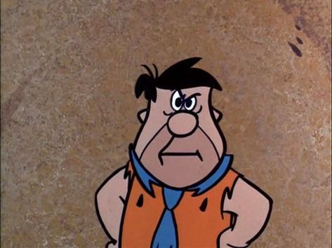 Fred Flintstone. In a moment of pique. Flintstone Characters, Flintstones Cartoon, Flintstones Live Action, Flintstone Cartoon, The Flintstones Movie 1994, Fred Flintstone, Hanna Barbera, Animated Cartoons, Minnie Mouse