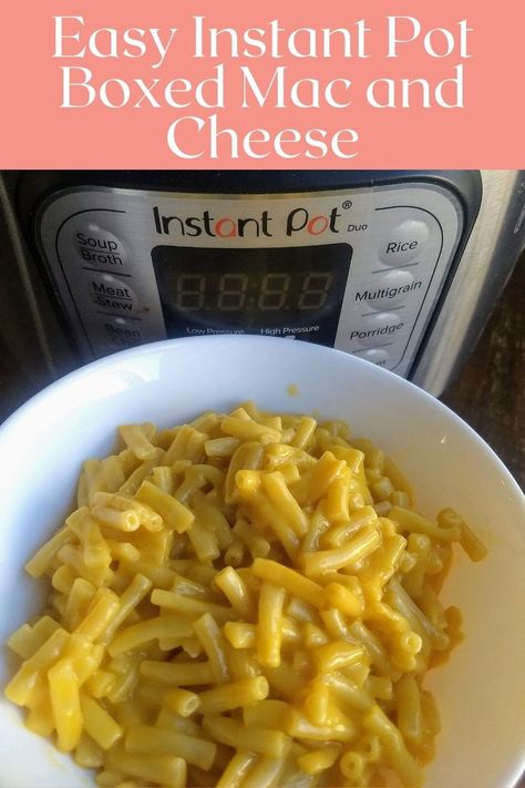 Mac And Cheese Box Recipe, Box Mac And Cheese, Ninja Pressure Cooker, Mac And Cheese Instant Pot, Healthy Chicken Spaghetti, Mac N Cheese Soup, Instant Pot Mac And Cheese, Pot Mac And Cheese, Boxed Mac And Cheese