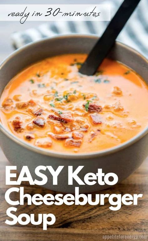 Cheeseburger Soup Keto, Low Carb Cheeseburger Soup, Easy Cheeseburger Soup, Keto Cheeseburger Soup, Low Carb Cheeseburger, Keto Cheeseburger, Soup Keto, Low Carb Soup Recipes, Breakfast Low Carb