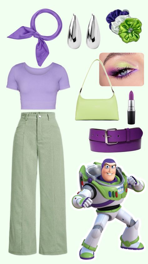 Pixar Bound Outfits, Powerline Disneybound, Buzz Disneybound, Disney Bound Toy Story, Buzz Lightyear Outfit, Disneybound Outfits Casual, Disney Bounding Ideas, 2025 Outfit, Disney Character Outfits