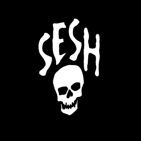 Team Sesh Tattoo, Sesh Wallpaper, Hollow Squad, Band Logo Ideas, Bones Poster, Team Sesh, Uicideboy Wallpaper, Caught A Vibe, Beginner Tattoos