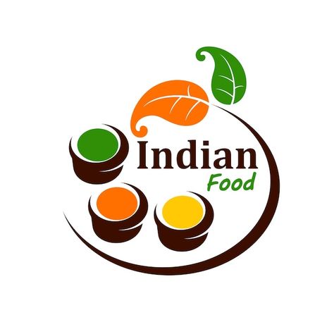 Spices Vector, Indian Food Logo, Spices Logo, Chili Pepper Clipart, Indian Logo Design, Food Company Logo, Food Brand Logos, Indian Logo, Fast Food Logos