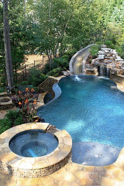 Pool And Patio Ideas, Backyard Pool And Patio Ideas, Pool Ideas Backyard, Patio Ideas Backyard, Backyard Pool Ideas, Pool And Patio, Dream Backyard Pool, Big Pools, Pools Backyard Inground