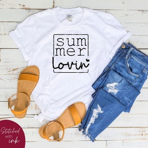 Summer Lovin Svg, Summer Svg, Summer Tshirt Svg, Cute Summer Tees Svg, Summer Svg Bundle, Summer Sublimation, Summer Shirt Svg - Etsy Summer Sublimation, Tshirt Svg, Summer Tees, Summer Tshirt, Tee Ideas, Svg Summer, Summer Svg, Vinyl Shirts, Summer Lovin