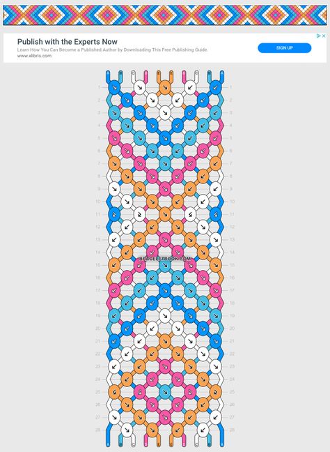 Friendship Bracelets Pictures, Yarn Bracelets Patterns Step By Step, Bracelet Patterns Four Colors, Patterns For Friendship Bracelets, Bracelet Patterns Template, String Brackets Ideas, Pattern For Bracelet, X Bracelet Patterns, String Bracelet Patterns Chevron