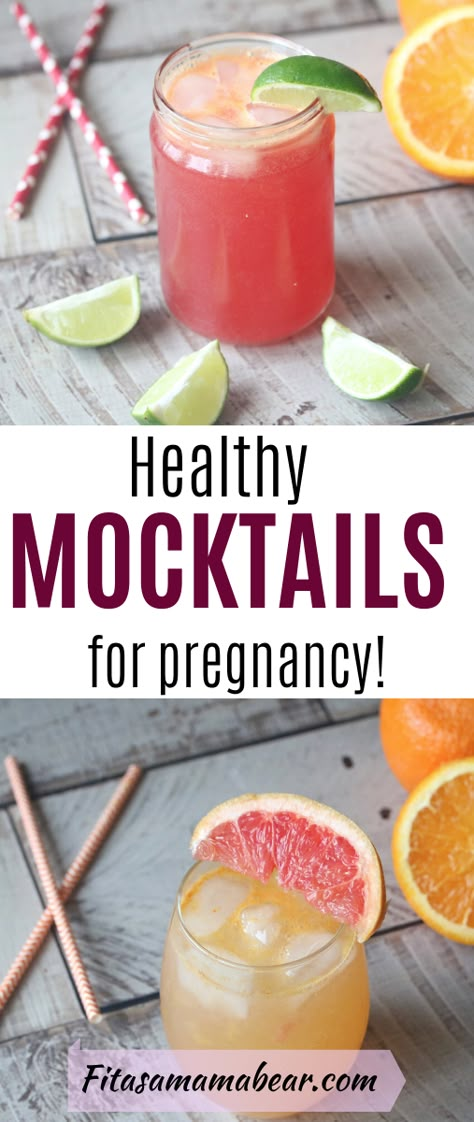 Pregnancy Mocktails, Healthy Mocktail, Pregnant Drinks, Easy Mocktails, Healthy Pregnancy Food, Easy Mocktail Recipes, Pregnancy Snacks, Healthy Cocktails, Drink Recipes Nonalcoholic