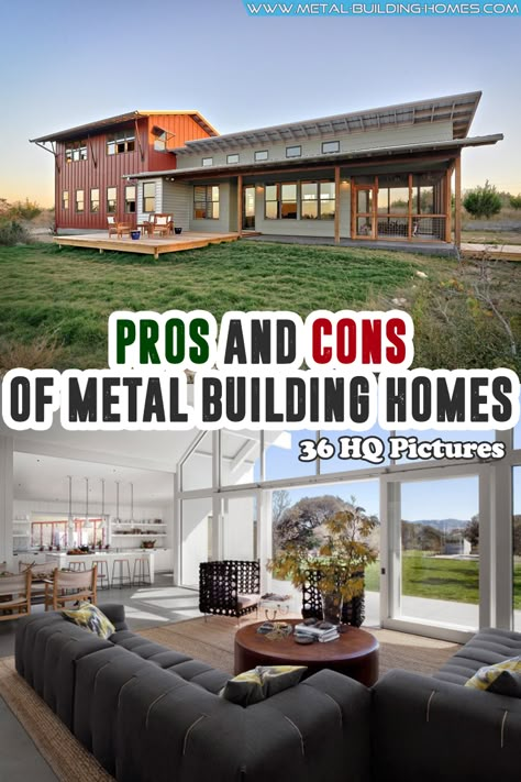 Morton Building Homes, Steel Frame Homes, Steel Houses, Metal House Plans, Steel Building Homes, Morton Building, Metal Building Designs, Metal Building Home, Pole Barn House