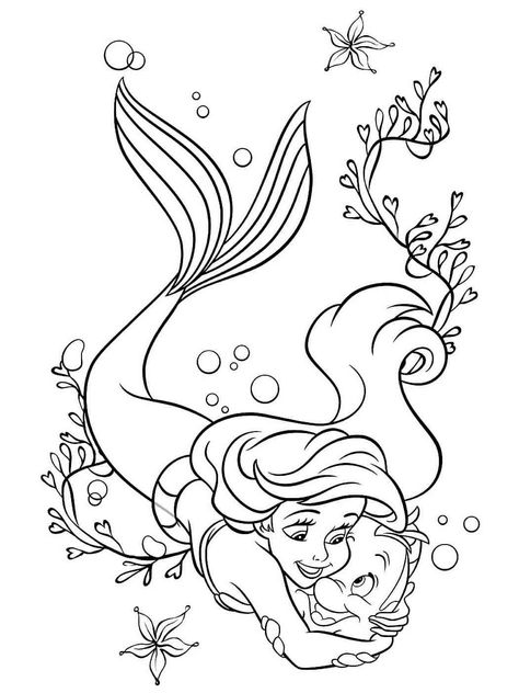 . Color your favorite characters from The Little Mermaid and create your own underwater Mermaid Coloring Pages Free Printable, The Little Mermaid Coloring Pages, Adventure Coloring Pages, Free Printable Mermaid, Little Mermaid Coloring Pages, Aesthetic Mermaid, Spongebob Coloring, Super Mario Coloring Pages, Ocean Coloring Pages