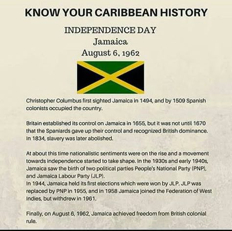 Jamaica Independence Day - Know Your History Patois Language Jamaica, Emancipation Day Jamaica, Jamaica National Heroes, Jamaican Phrases, Jamaican Patwa, Jamaican Words, Jamaica Facts, Jamaican History, Jamaican Independence Day