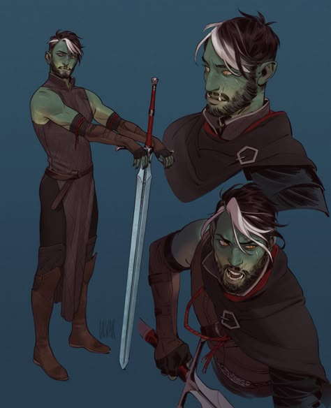 Ulvar on Twitter: "a couple of Fjords ✨#criticalrolefanart #CriticalRole… " Fjord Critical Role Fanart, Orc Male, Rpg Wallpaper, Critical Role Characters, Critical Role Art, Half Orc, The Mighty Nein, Critical Role Fan Art, Mighty Nein