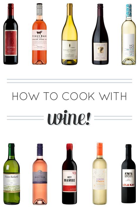 How to Cook with Wine // Feast + West Beef Lentil Stew, Wine Molecule, Lemon Shrimp Pasta, Red Wine Recipe, Dinner Kids, Cooking With Wine, Wine Crafts, Wine Recipe, Dry Wine